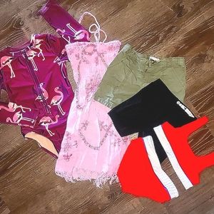 6 pc girls swim bundle sz 6-6x